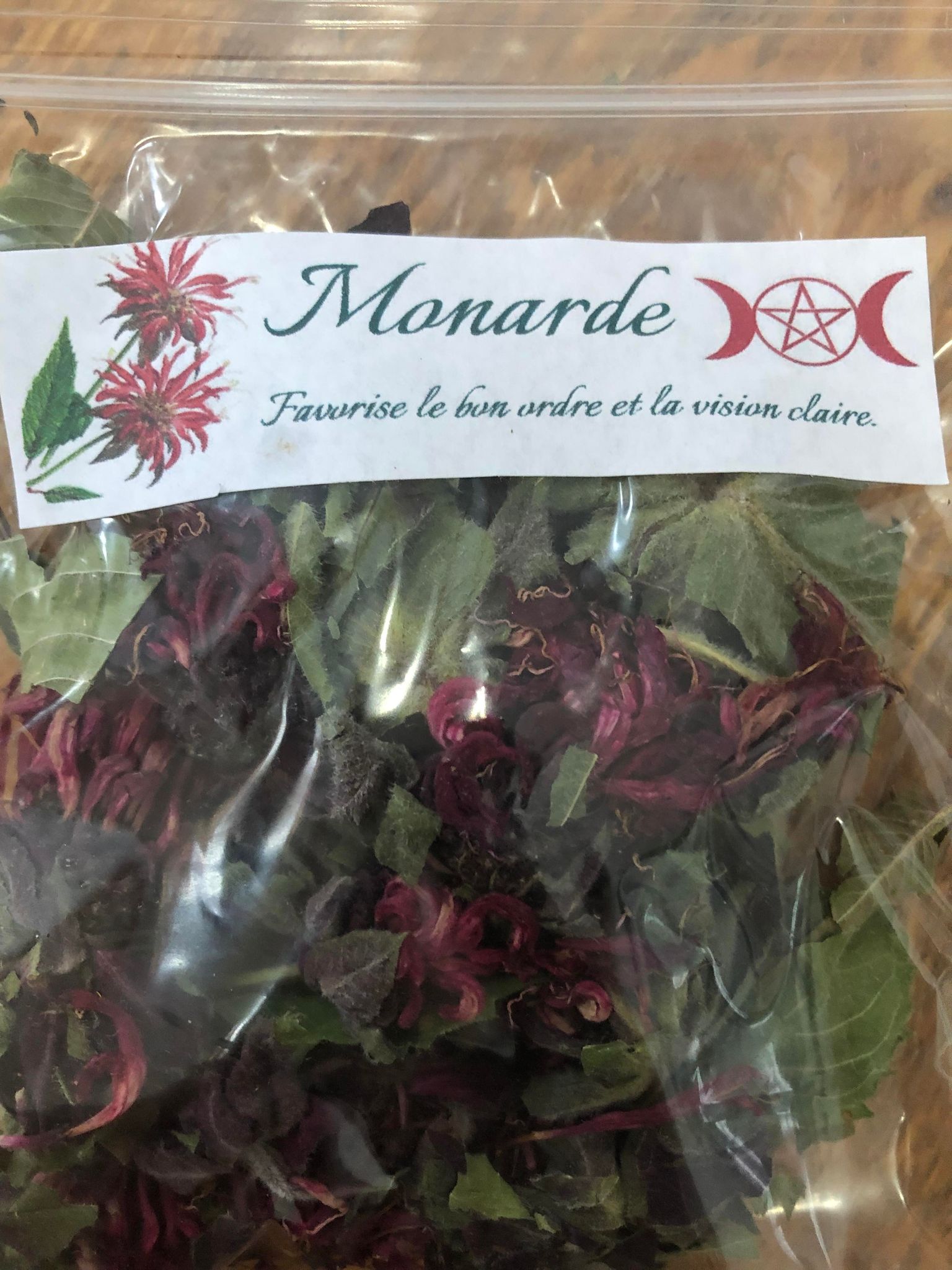 Monarde (feuilles et fleurs)